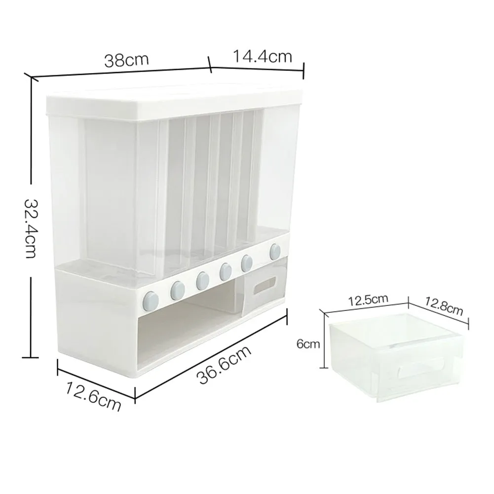 10L Kitchen Storage Tank Wall Rice Bucket