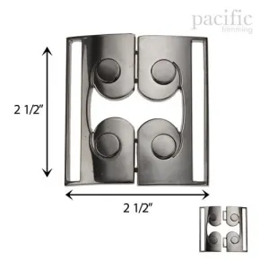 2 1/2" Front Buckle Closure : 170461