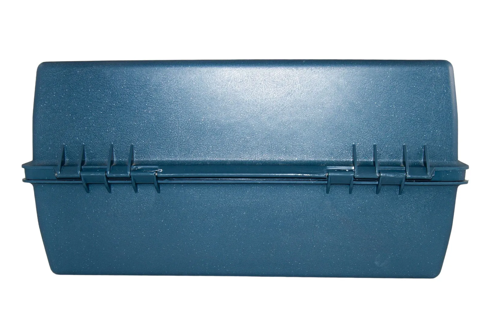 3 Tray Storage Box, Jumbo Size : 17" x 8" x 8 ¾", Blue Color