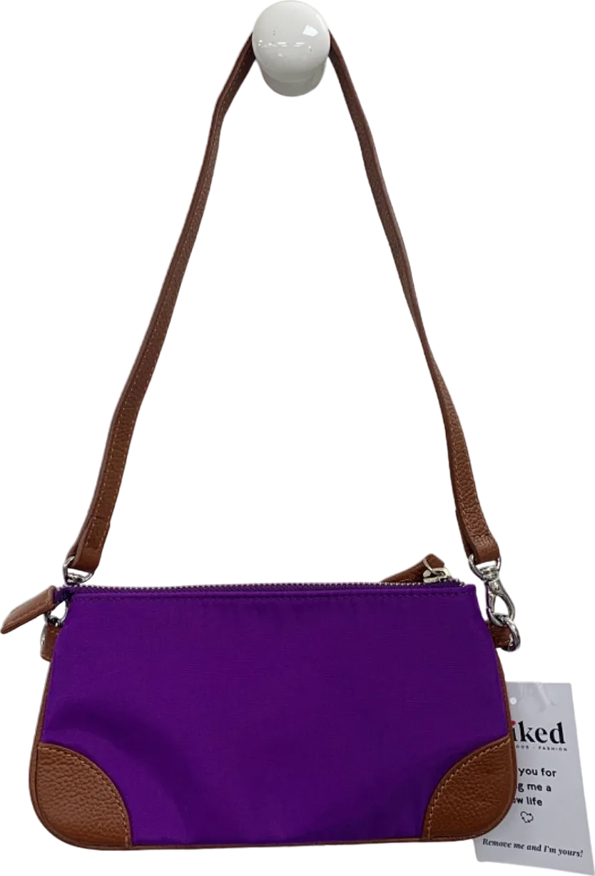 Aigner Purple Small Shoulder Bag