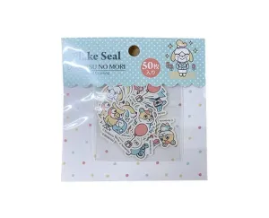 Animal Crossing Flake Seal Stickers