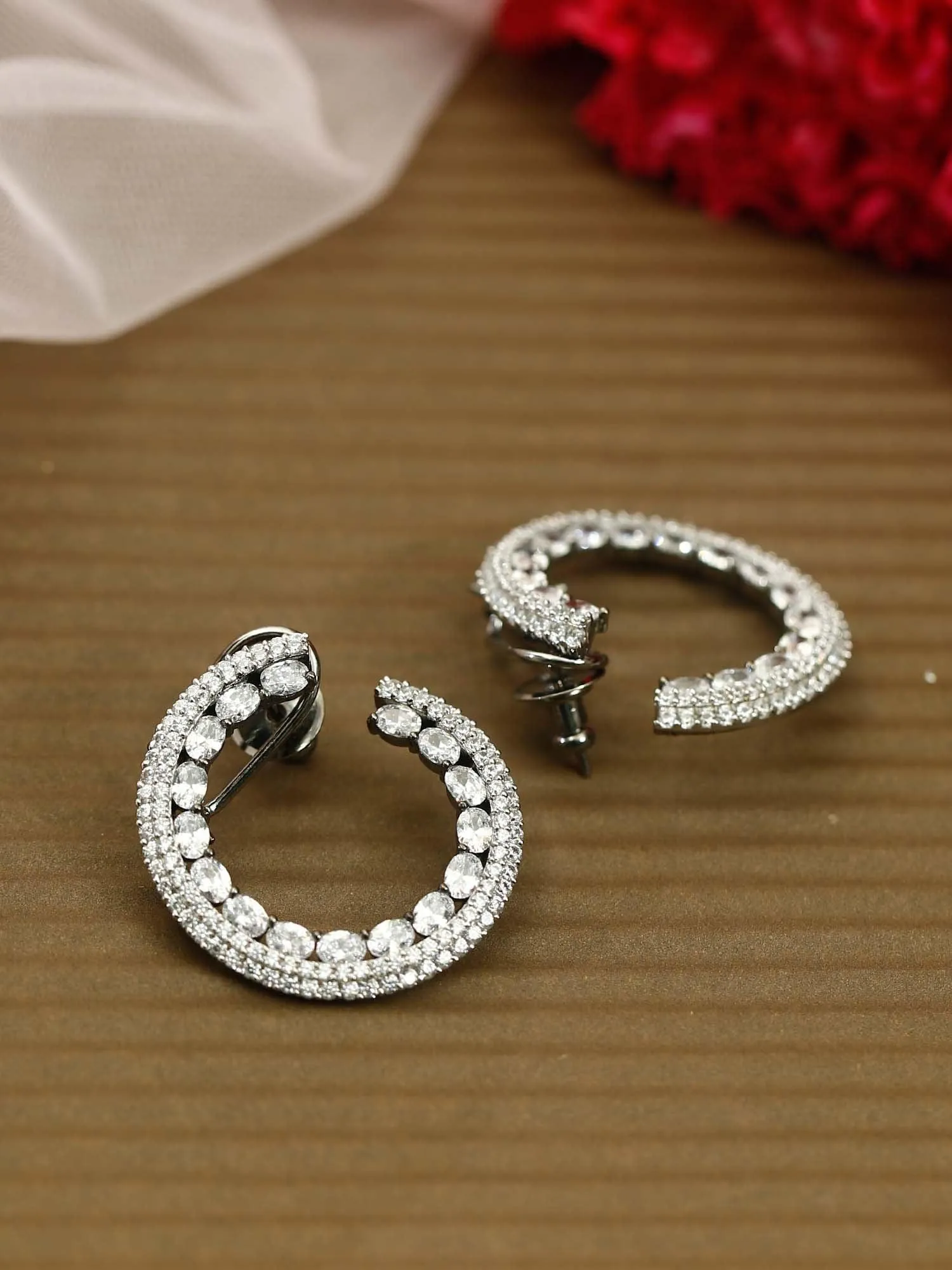 Antique Natalie Zirconia Studs