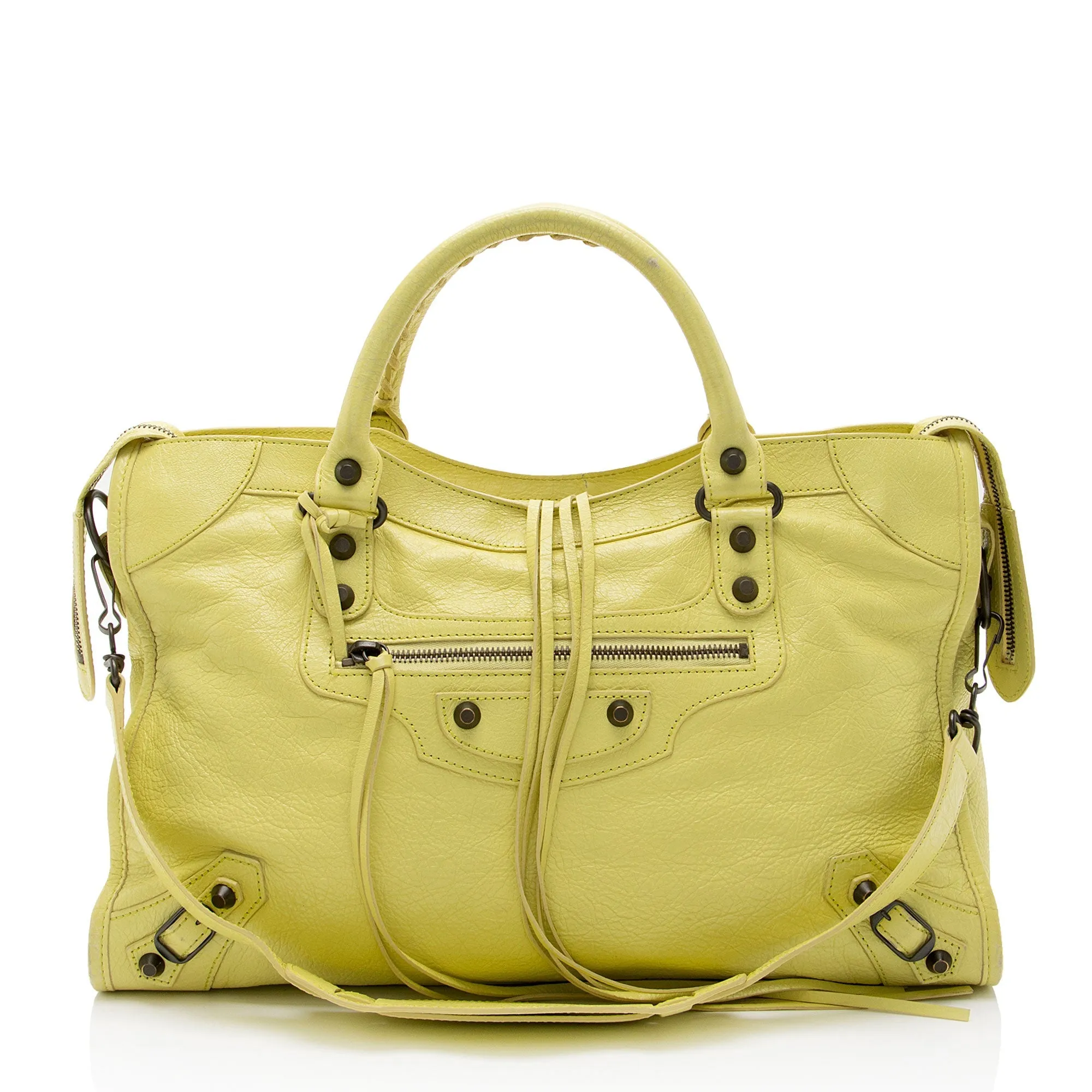 Balenciaga Agneau Classic City Satchel