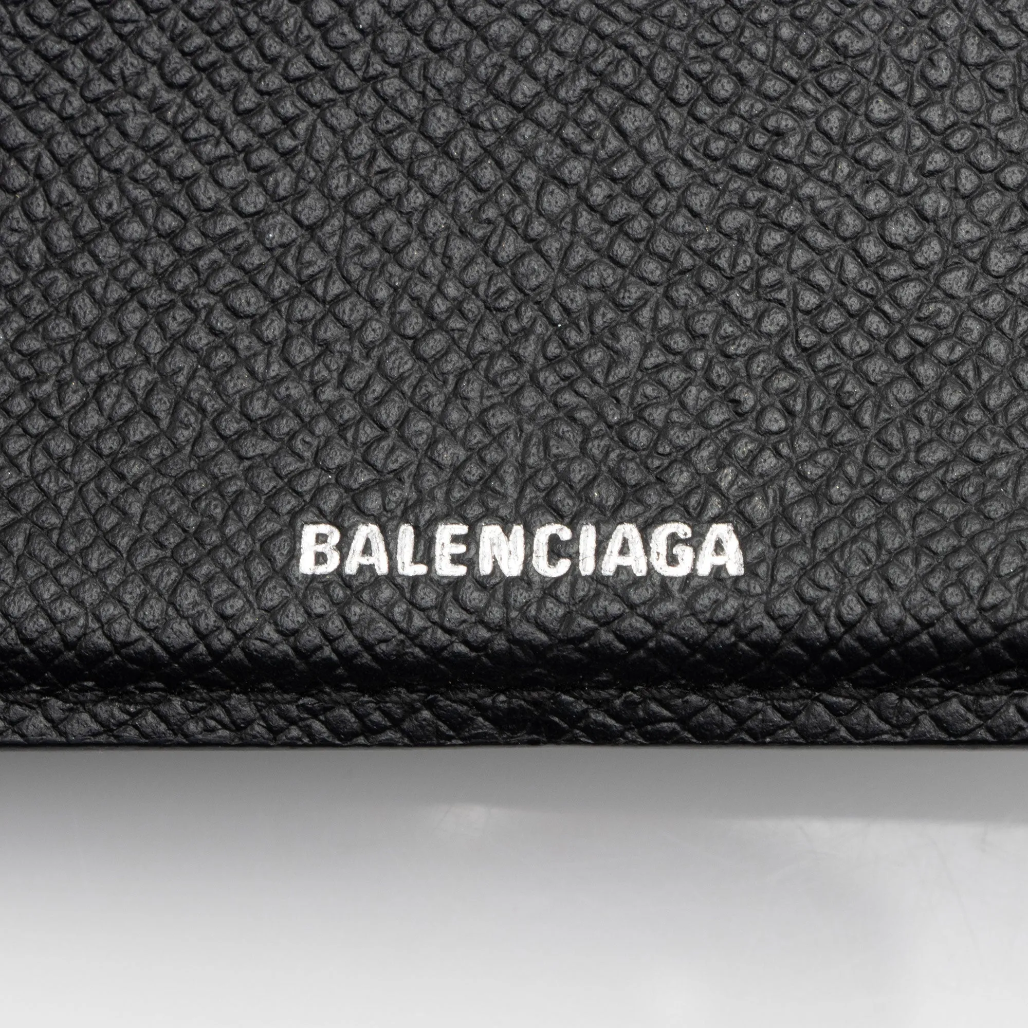 Balenciaga Leather Tri-Fold Wallet