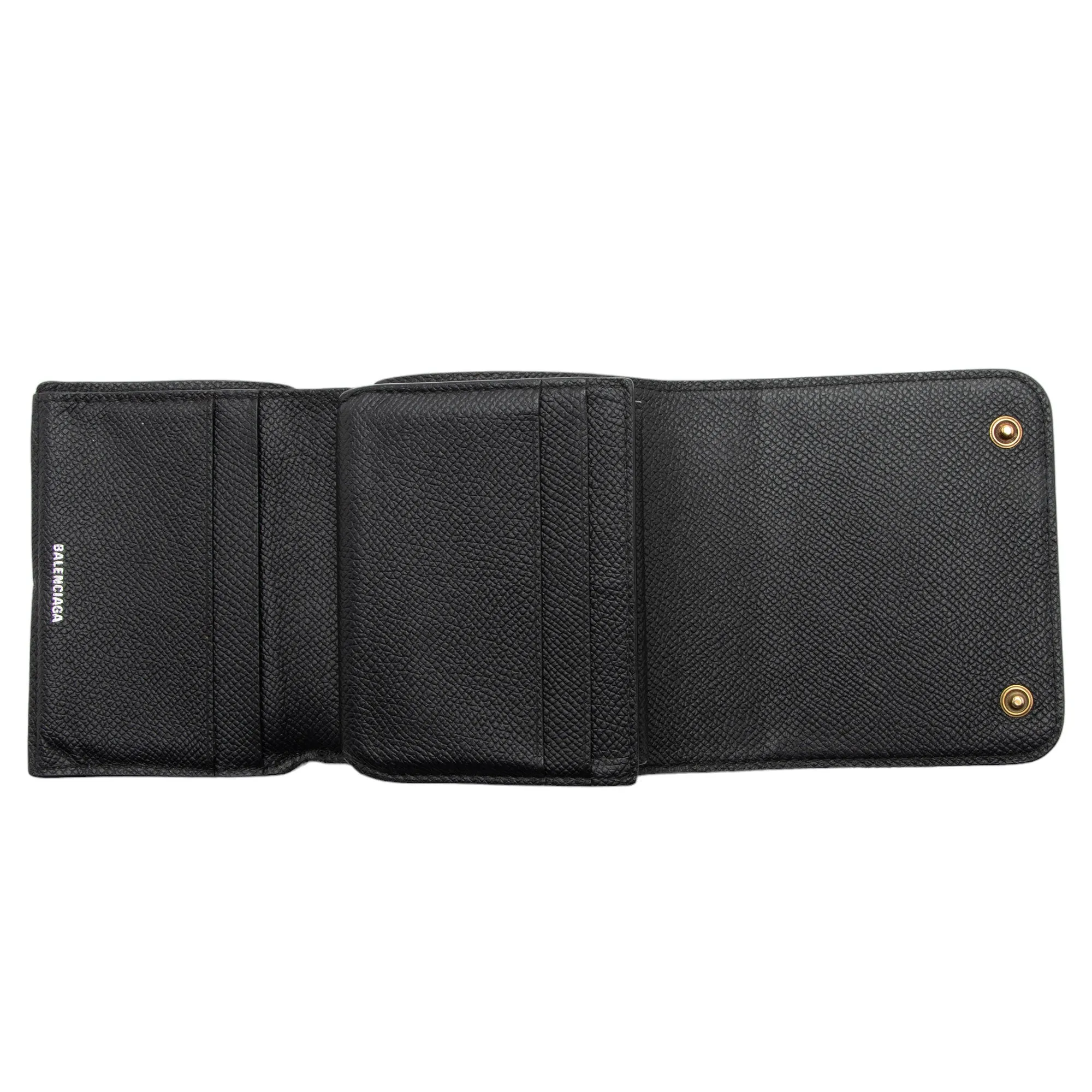 Balenciaga Leather Tri-Fold Wallet