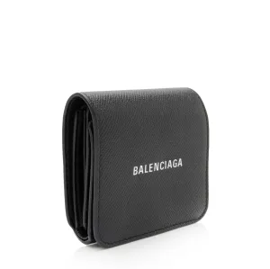 Balenciaga Leather Tri-Fold Wallet