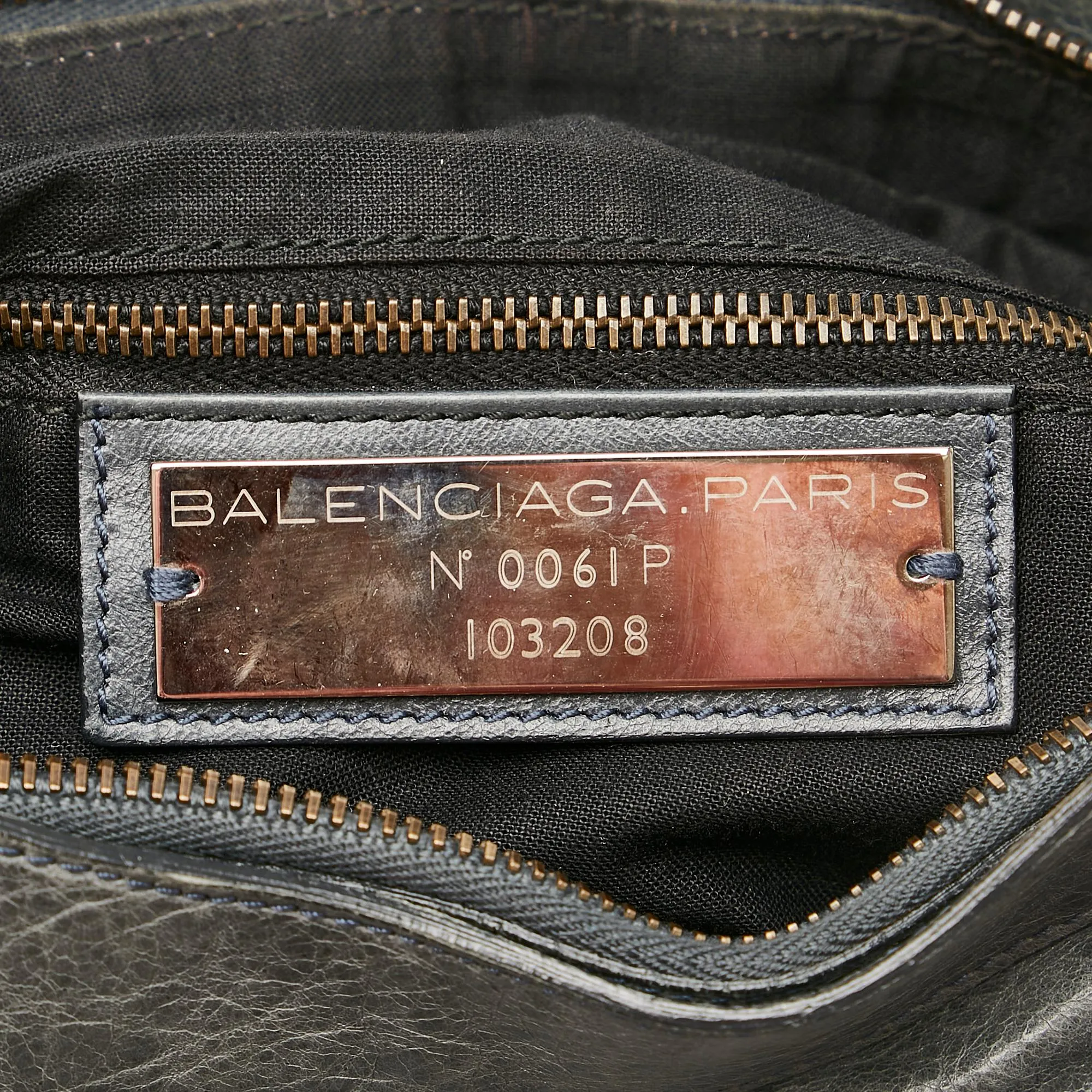 Balenciaga Motocross Classic First Leather Satchel