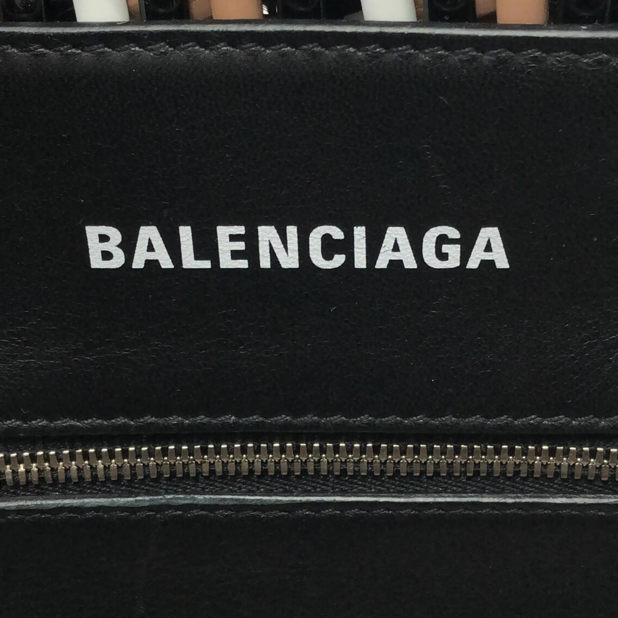 Balenciaga XS Woven Bistrot Panier Tote