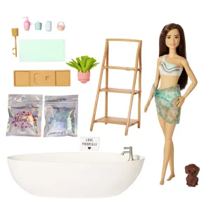 Barbie Doll And Bathtub Playset, Confetti Soap And Accessories