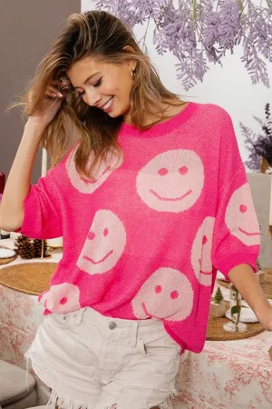 BK Brand Smiley Sweater