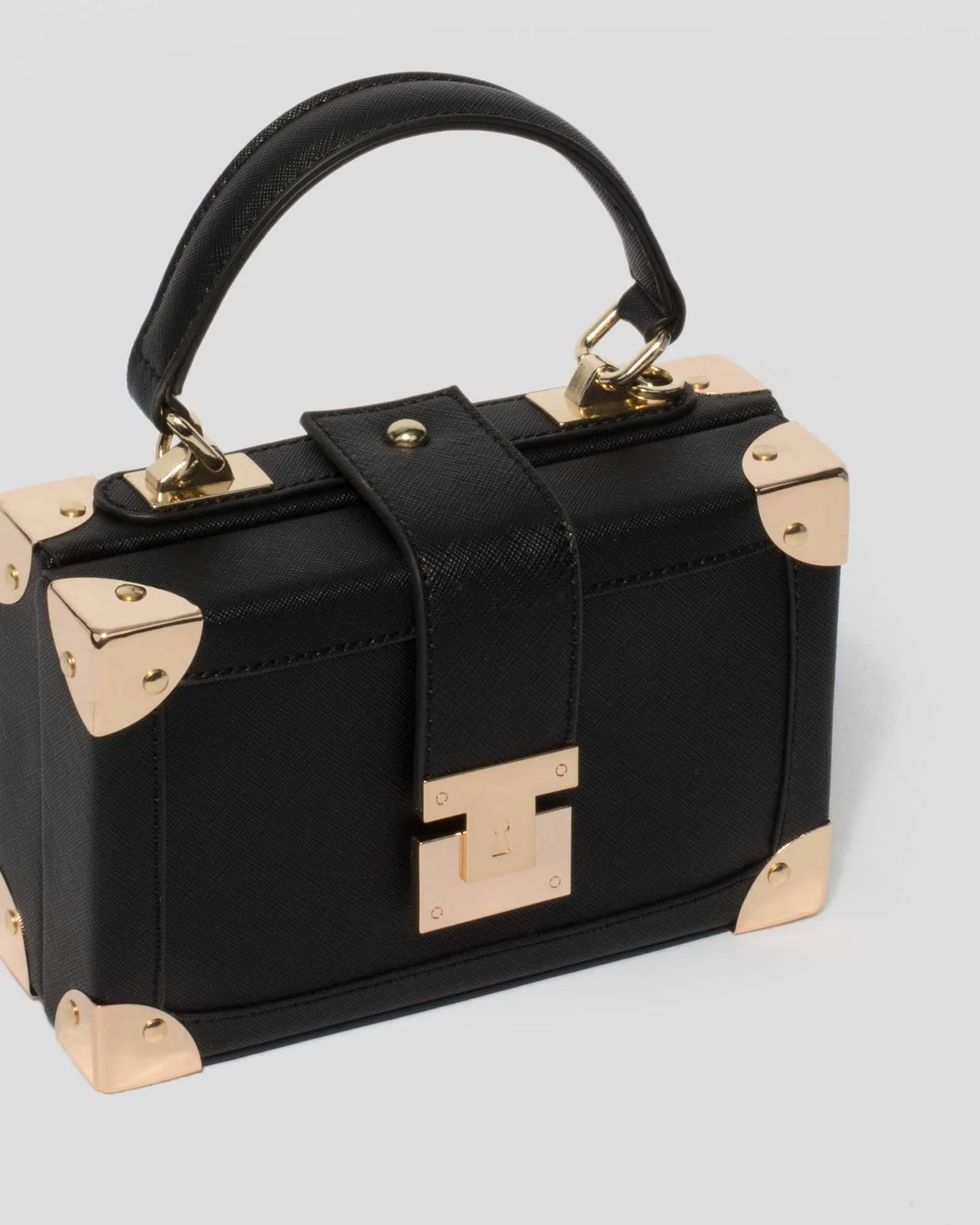 Black Kendall Panel Trunk Bag