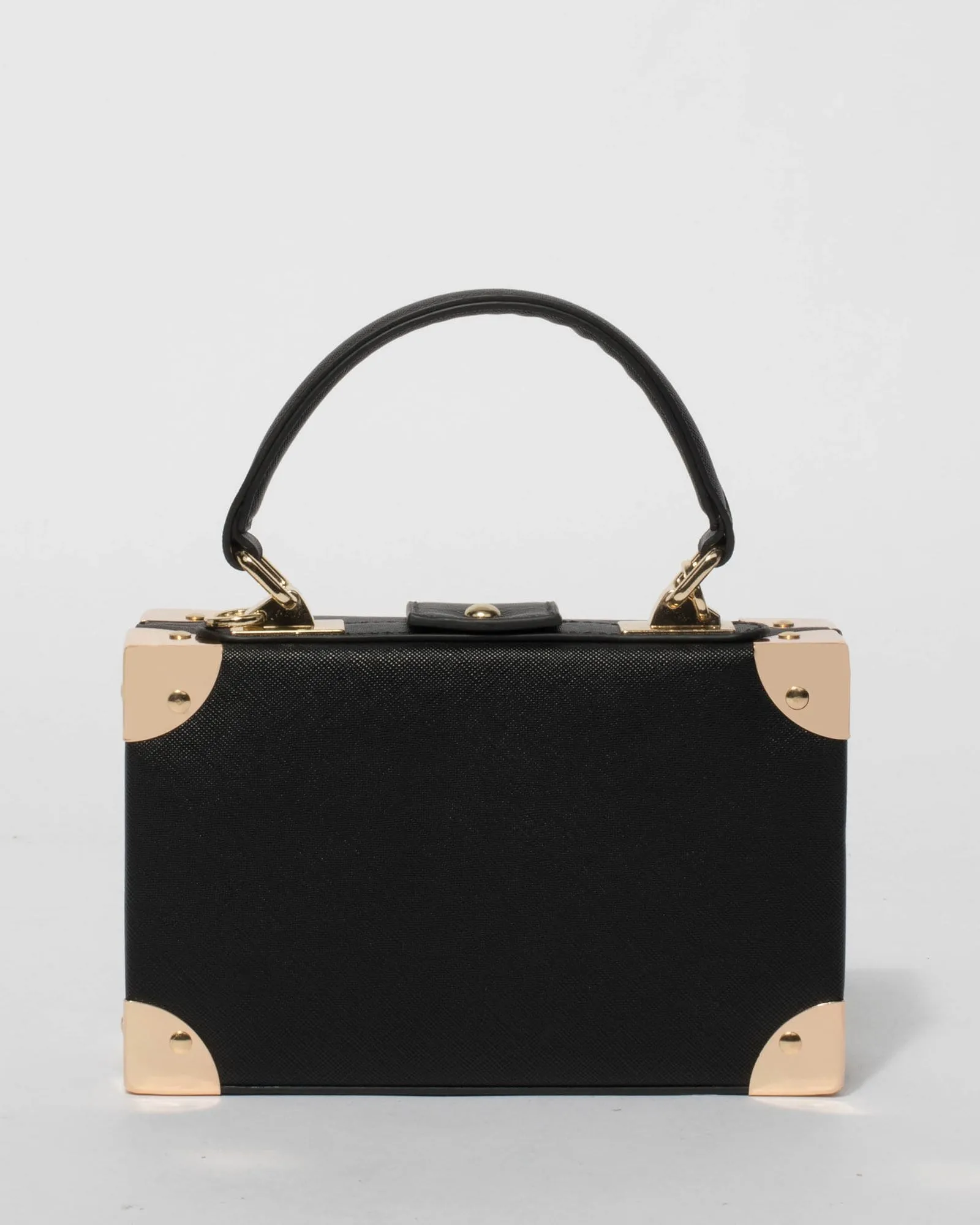 Black Kendall Panel Trunk Bag