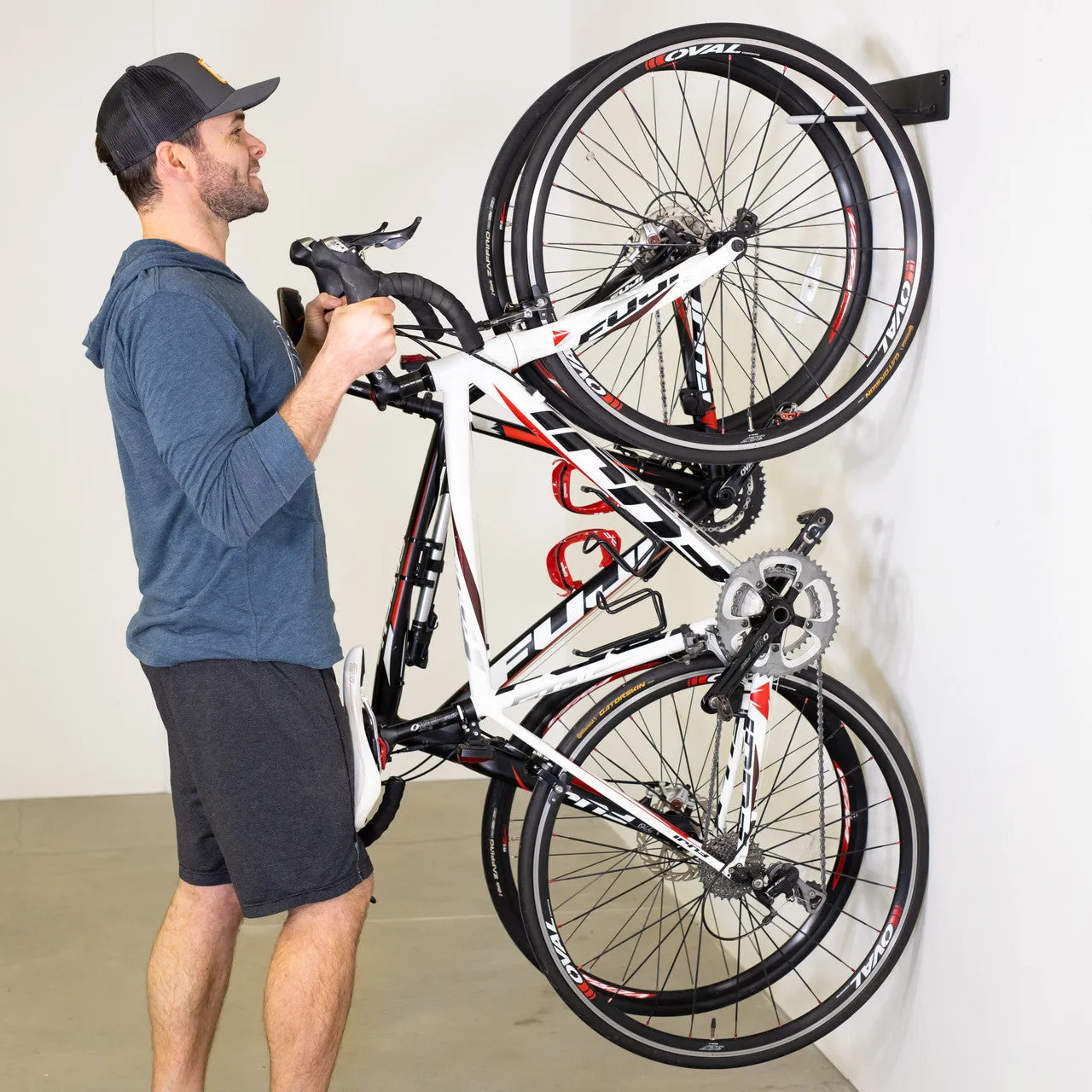 Blackstone Bike Storage Rack | 2 Bikes | Black