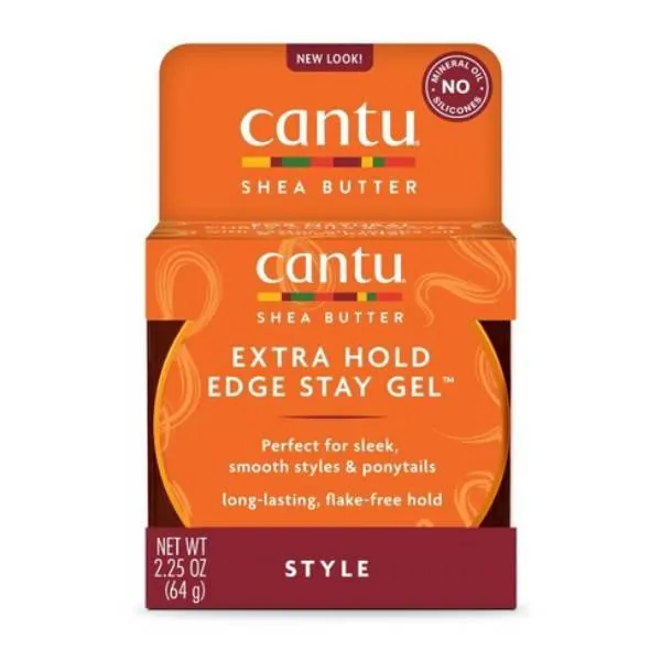 Cantu Extra Hold Edge Stay Gel - 2.25oz - 12 Packs