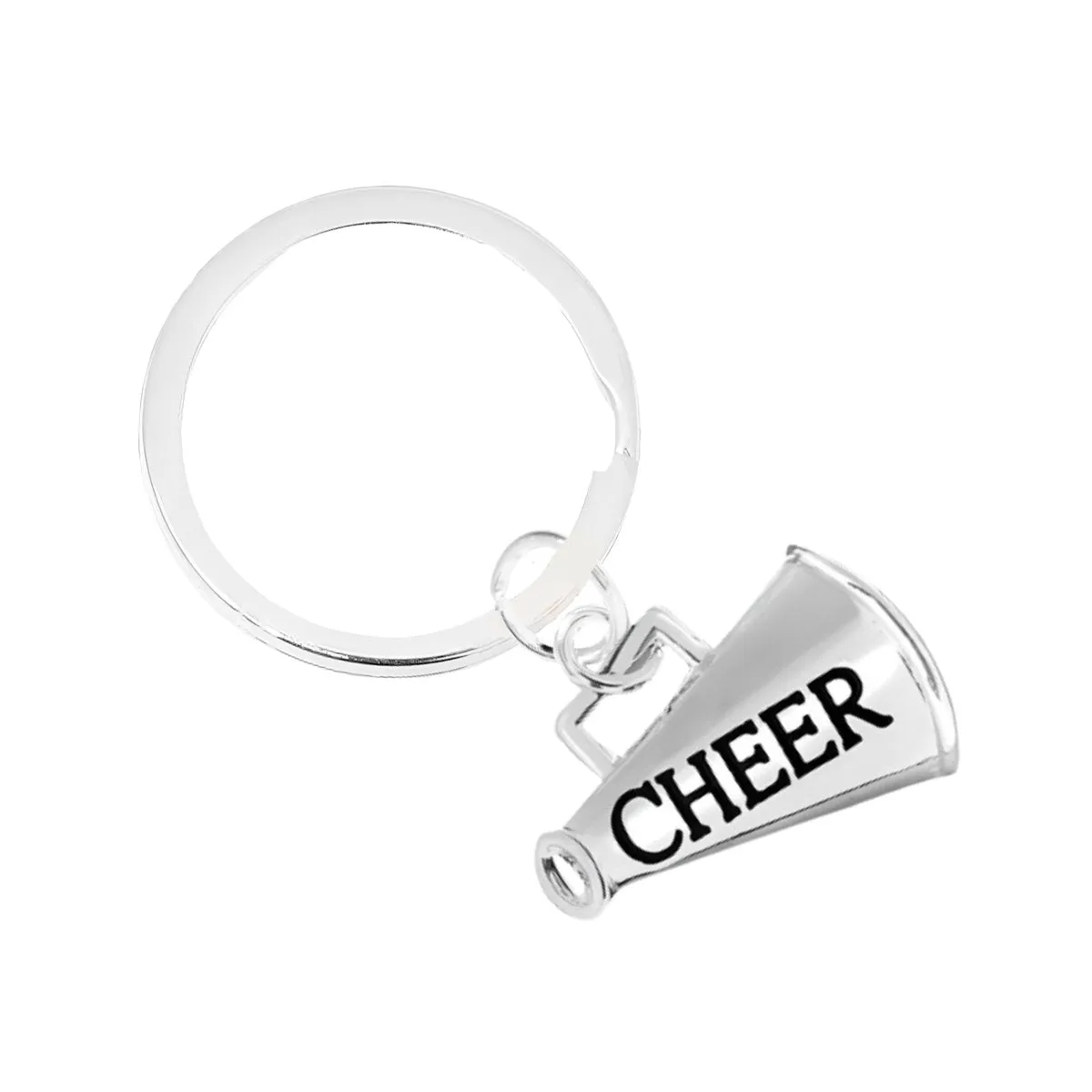 Cheerleading Megaphone Split Key Chains