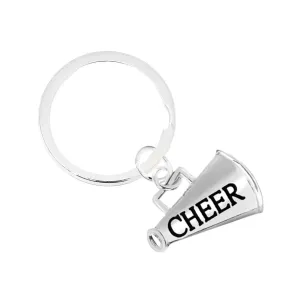 Cheerleading Megaphone Split Key Chains