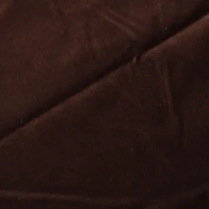 Chocolate Brown Cotton Velvet Upholstery Drapery Fabric