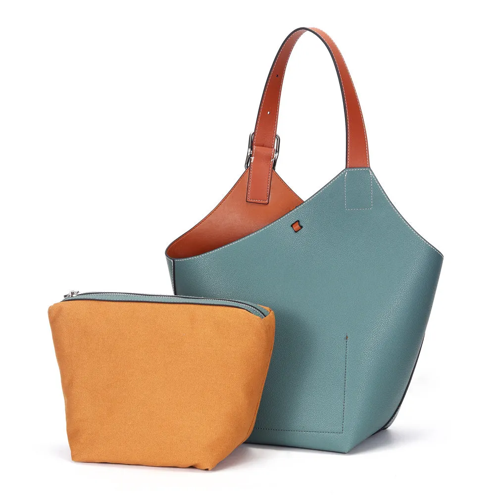 Cholet Two-Tone Medium Tote