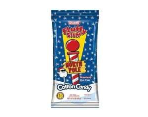 Christmas North Pole Fluffy Stuff Cotton Candy 2 oz. Bag