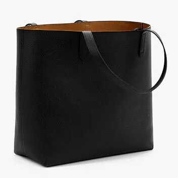 Classic Structured Leather Tote