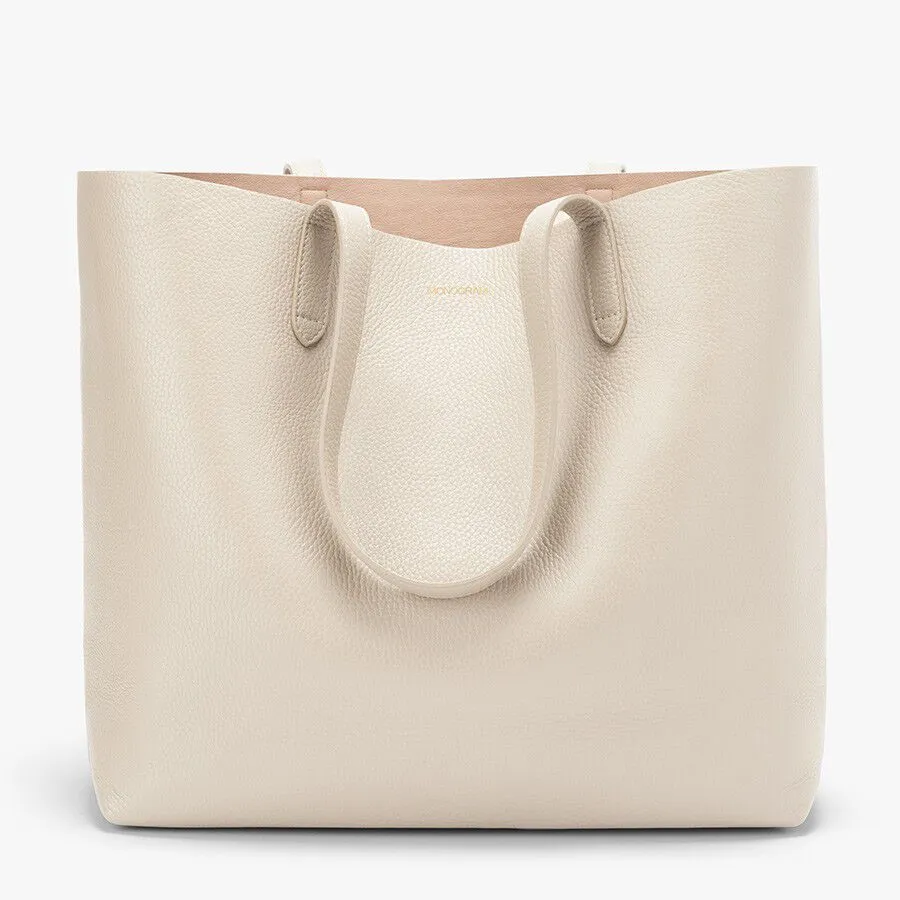 Classic Structured Leather Tote