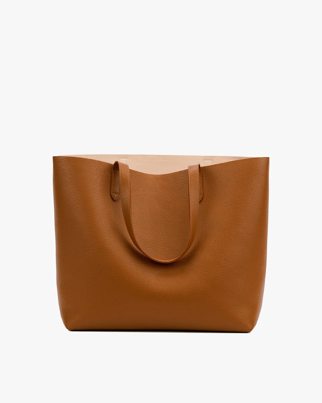 Classic Structured Leather Tote