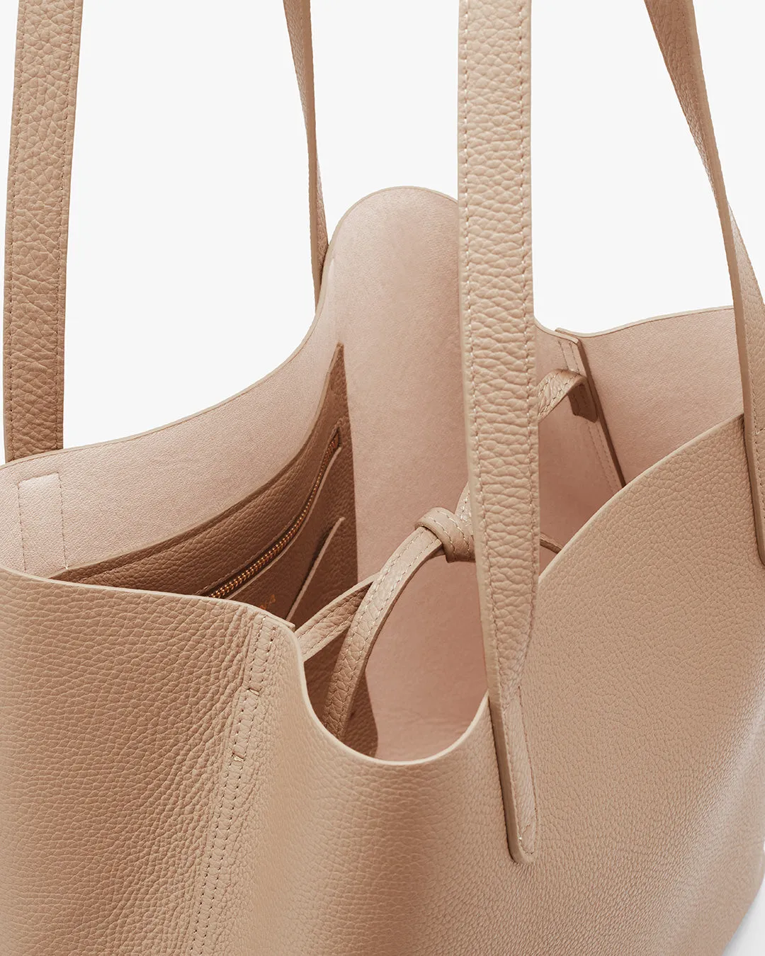 Classic Structured Leather Tote