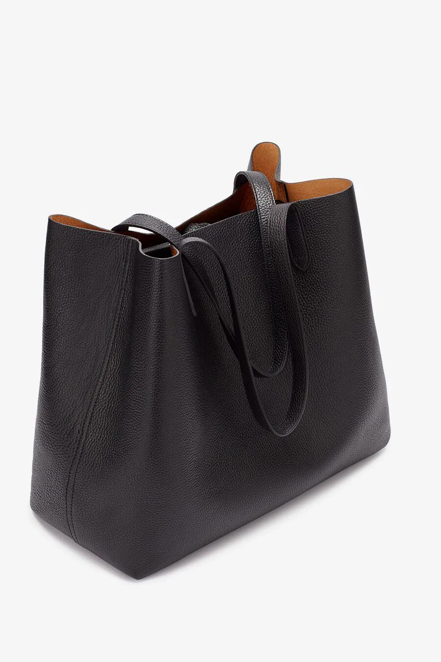 Classic Structured Leather Tote