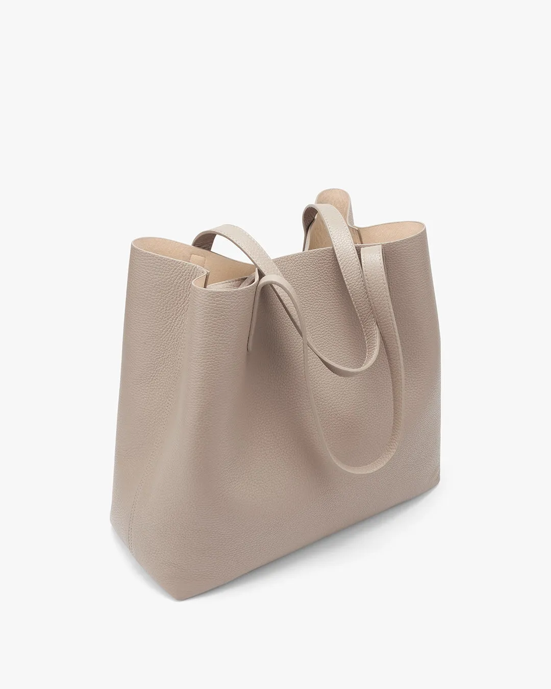 Classic Structured Leather Tote