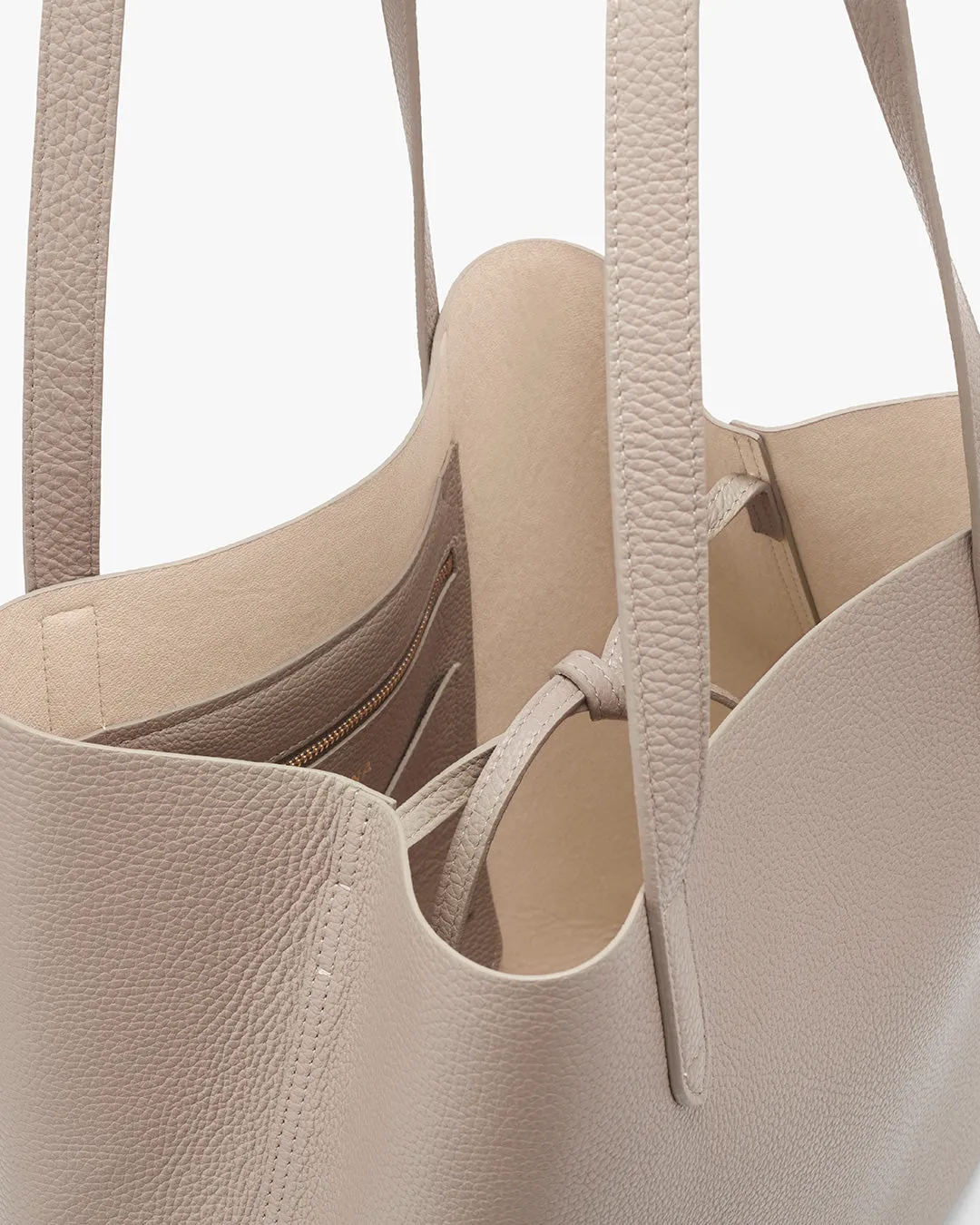 Classic Structured Leather Tote