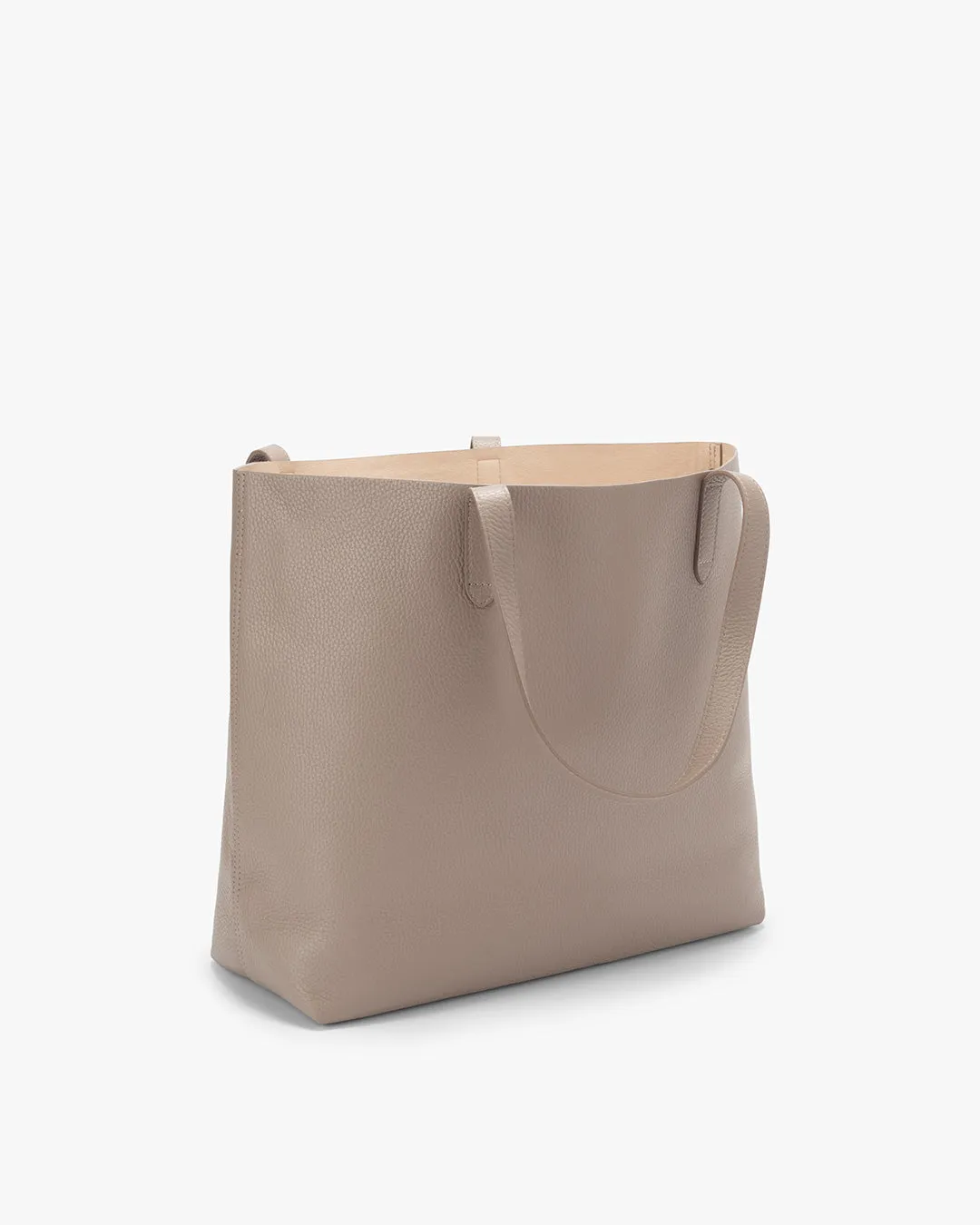 Classic Structured Leather Tote