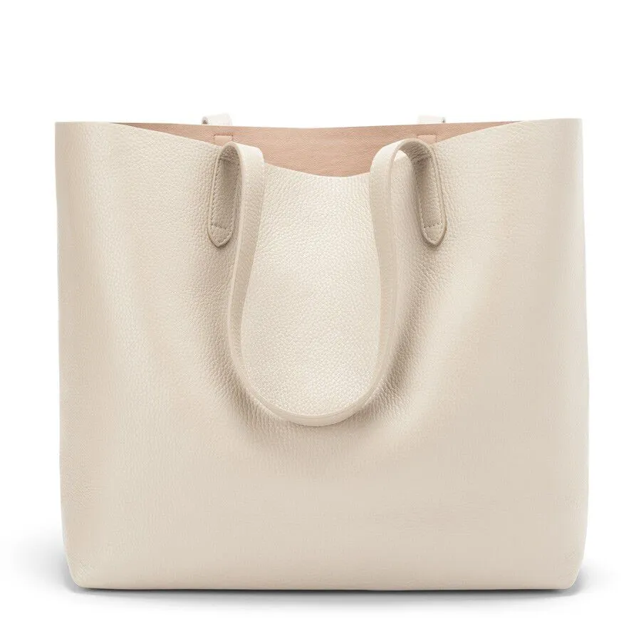 Classic Structured Leather Tote