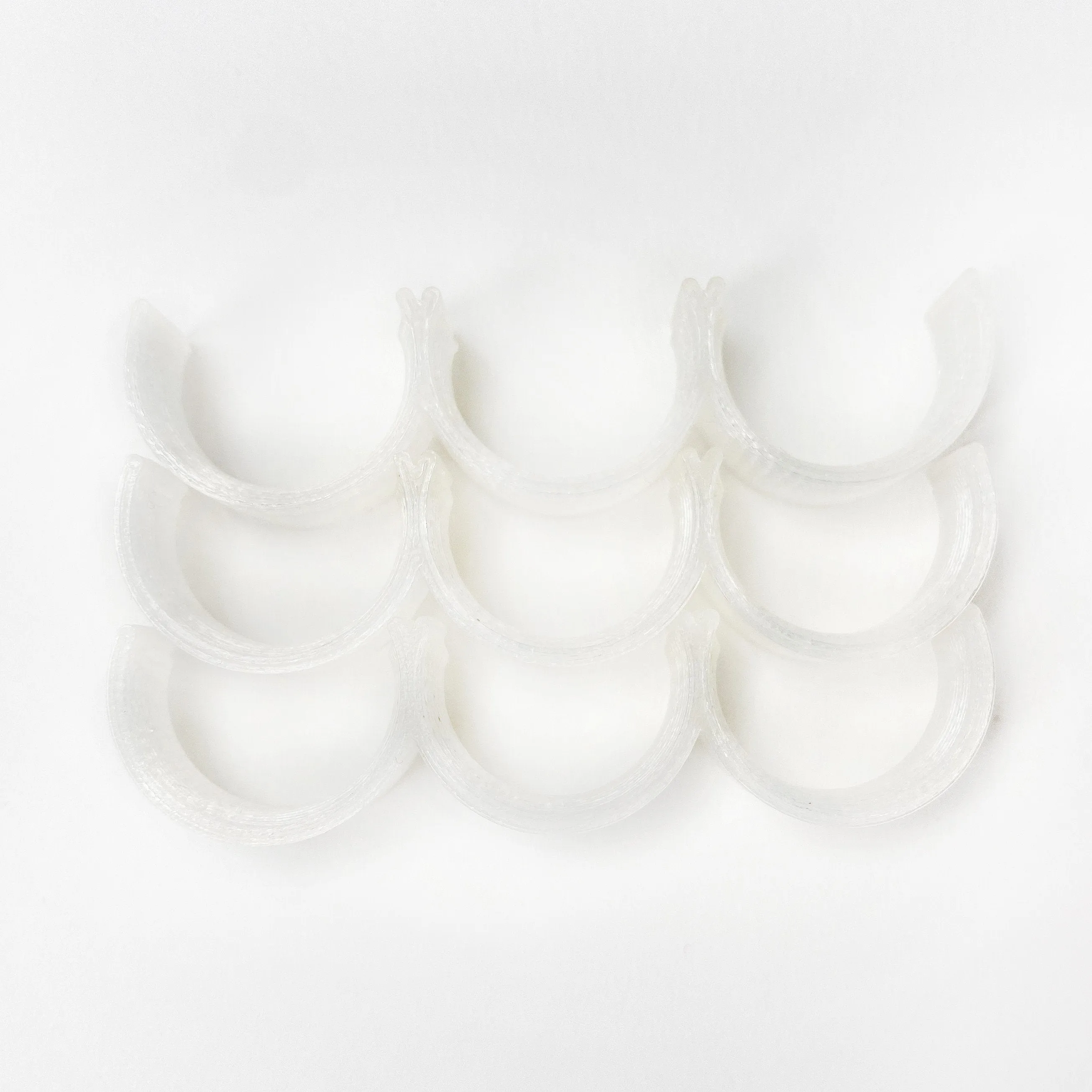 Clips for Class 15 Bobbins - White, 3pk