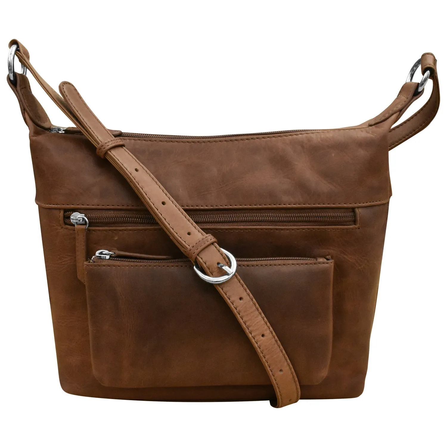 Crossbody Hobo with Front Pocket