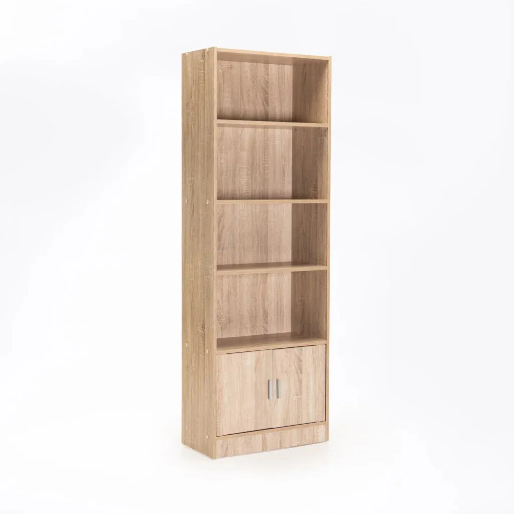 CYRUS 2 DOOR 4 SHELF BOOKCASE