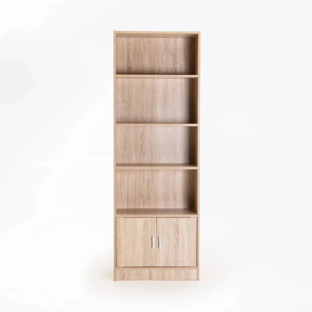 CYRUS 2 DOOR 4 SHELF BOOKCASE