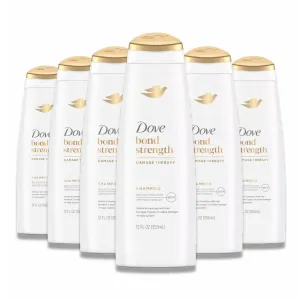 Dove - Beauty Bond Strength Peptide Complex Hair Care Shampoo, - 12 Oz - 6 Pack