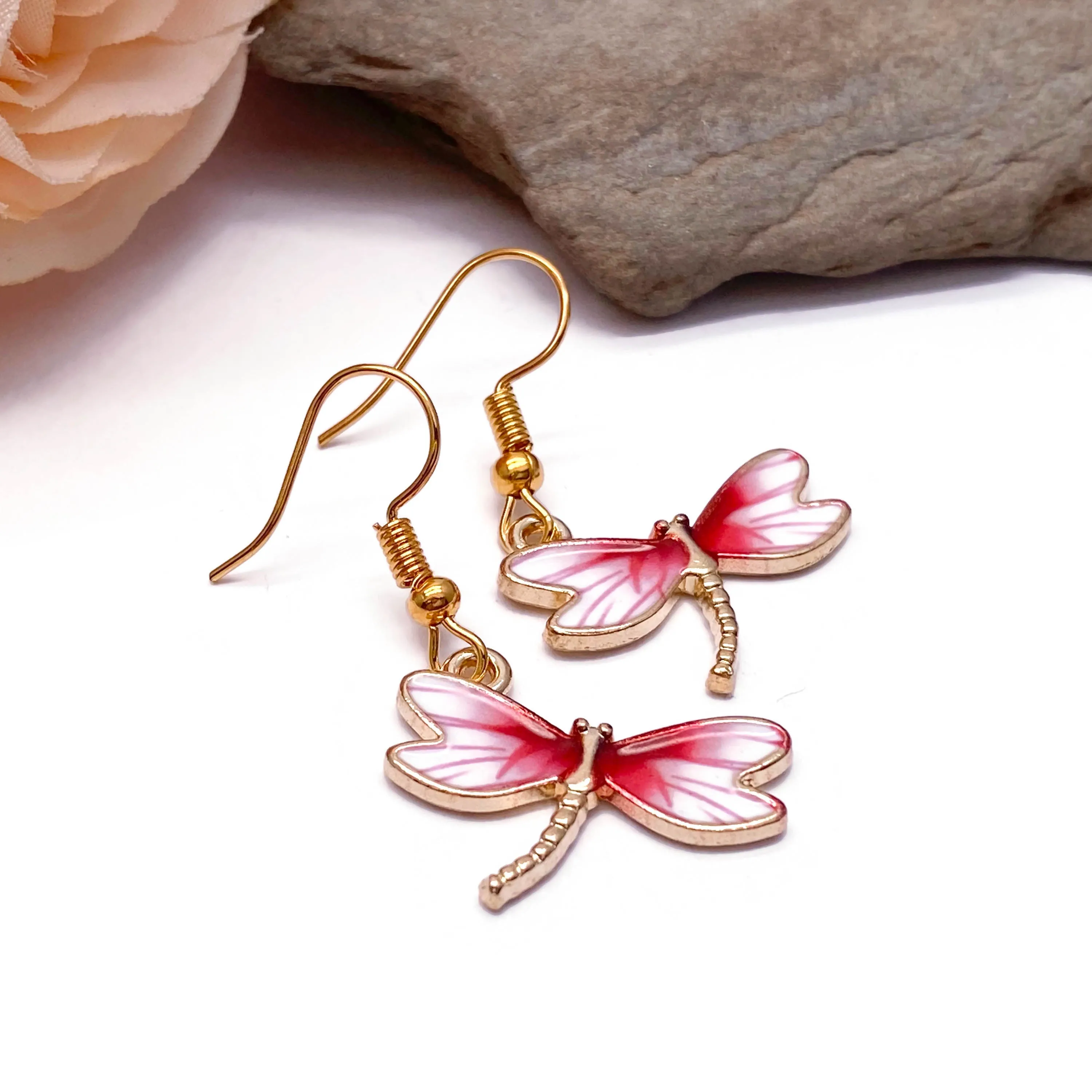 Dragonfly Charm Earrings