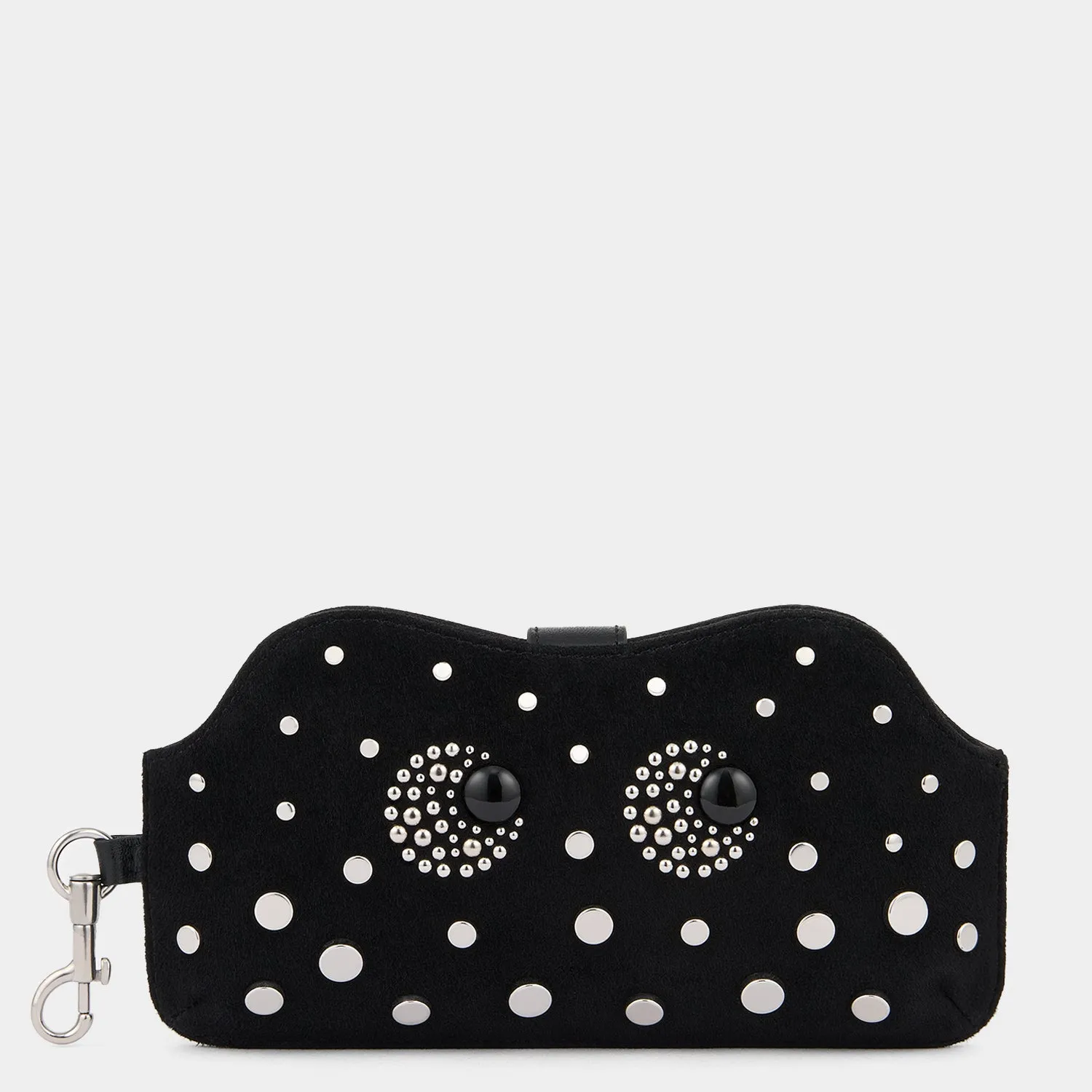 Stylish Studded Glasses Pouch with Eye Design