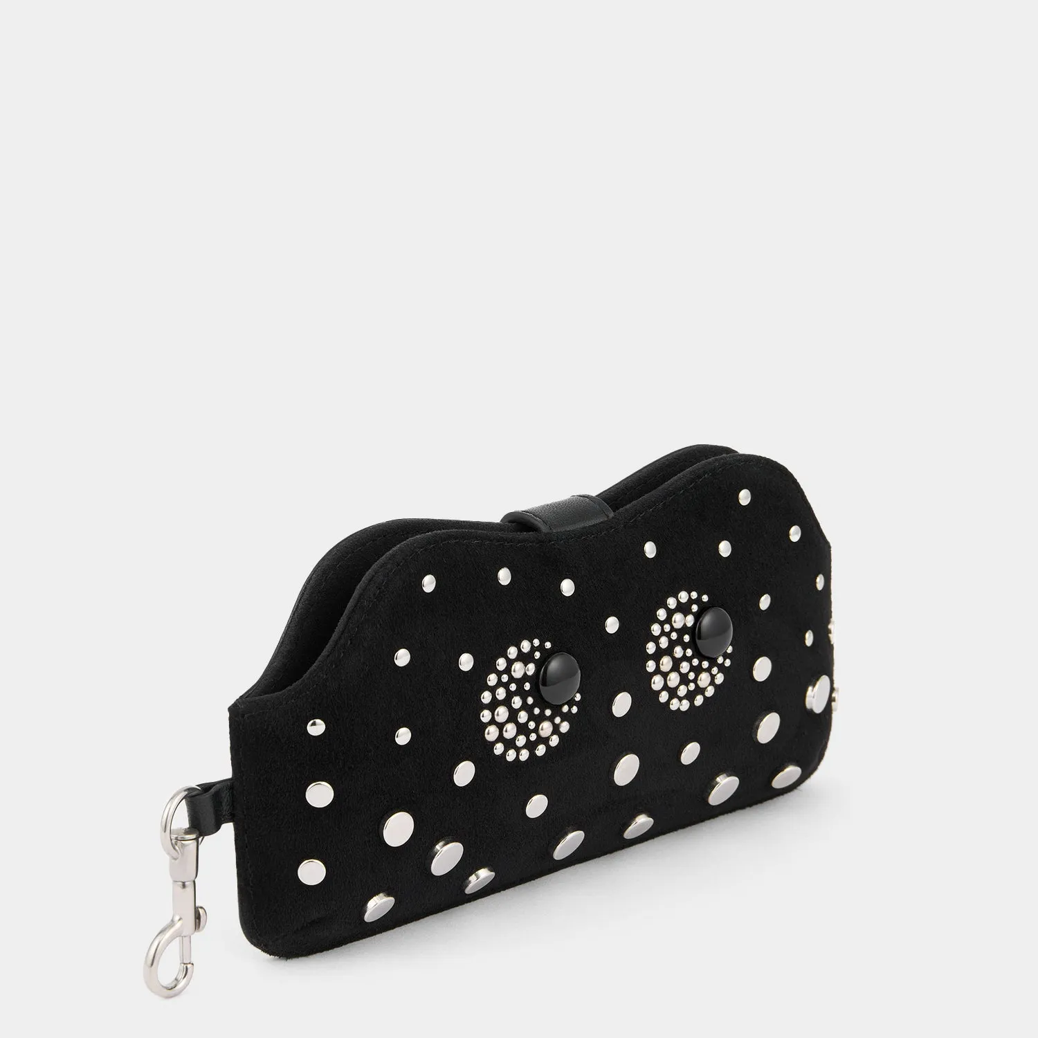 Stylish Studded Glasses Pouch with Eye Design