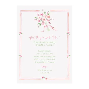 Floral Bouquet Party Invitation