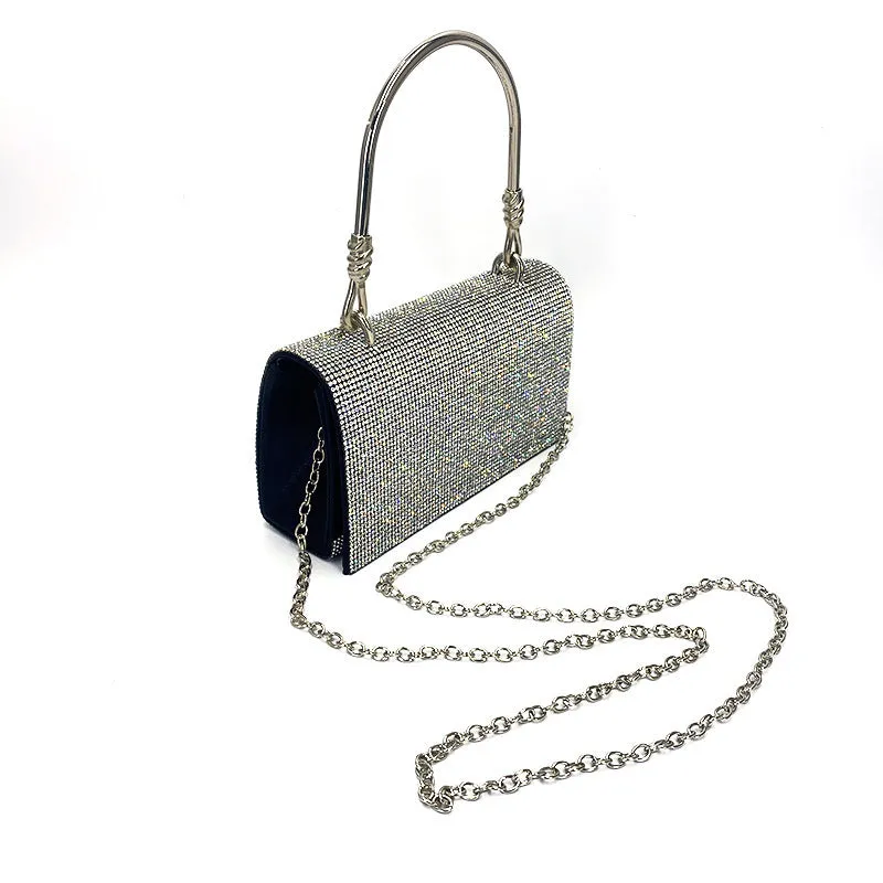 Full-Diamond Clutch: A European & American High-Sense Statement Piece