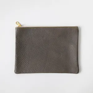 Grey Cypress Medium Zip Pouch