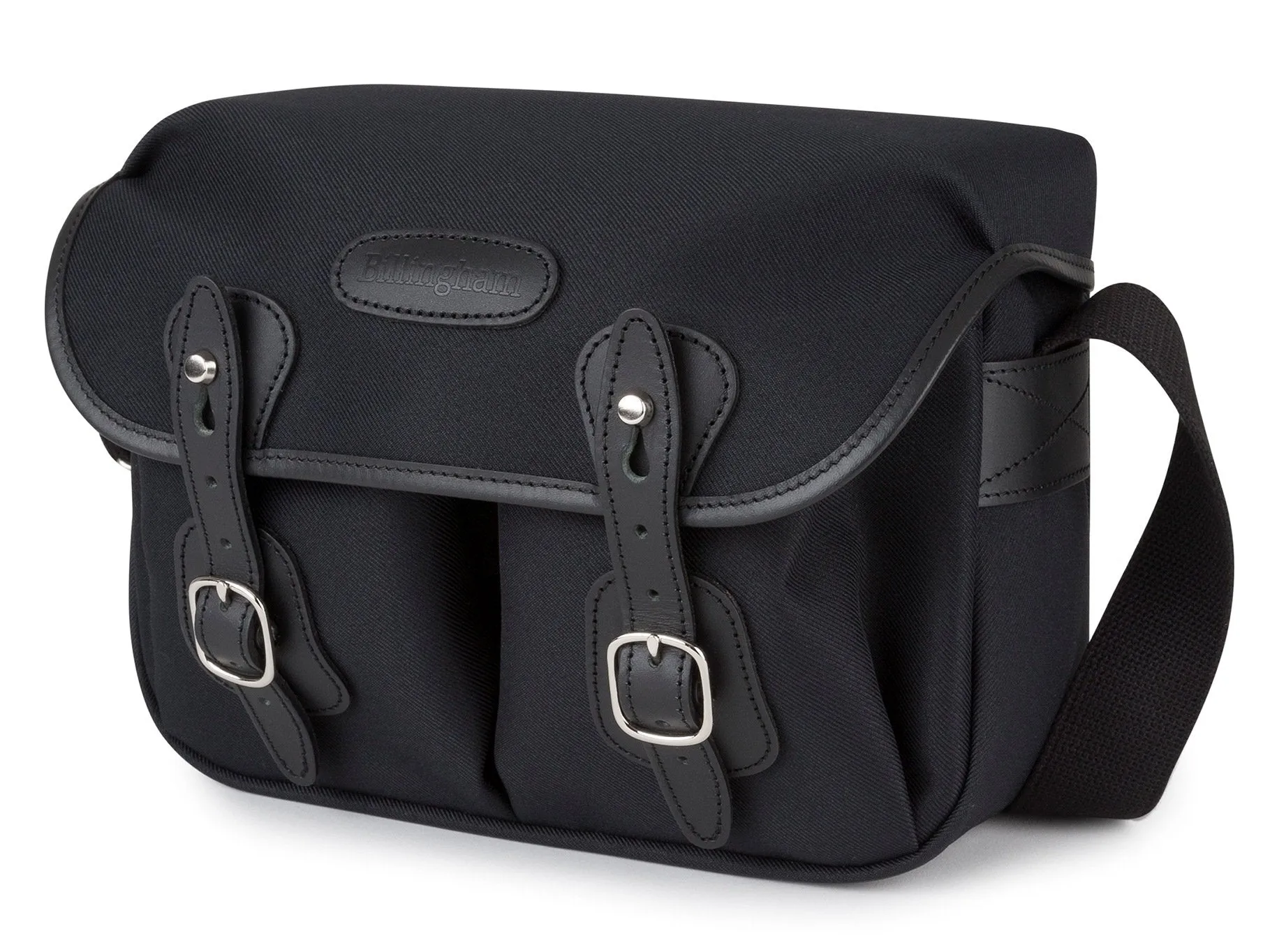 Hadley Small Camera Bag - Black FibreNyte / Black Leather