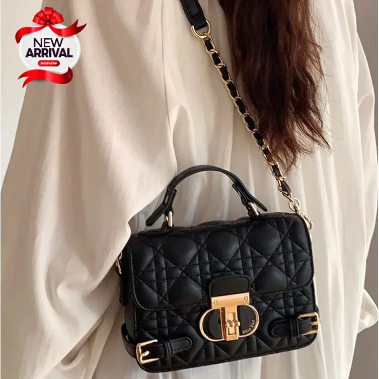 High Quality Imported Cross Body Bag for Girls (Black)