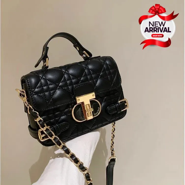 High Quality Imported Cross Body Bag for Girls (Black)