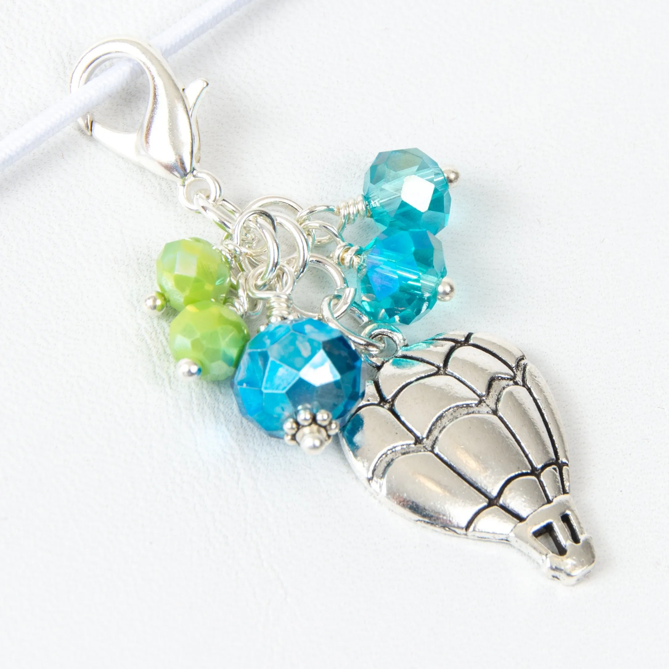 Hot Air Balloon Dangle Planner Clip or Charm