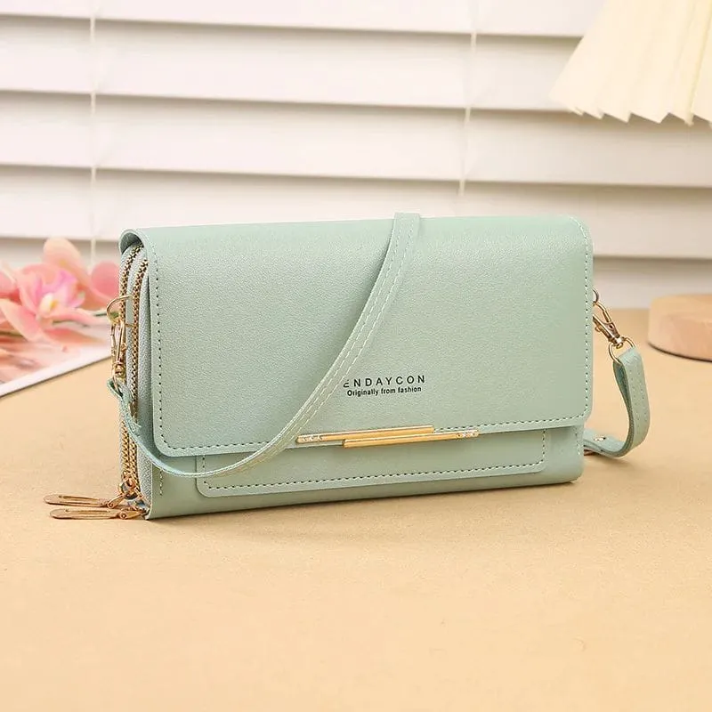 Imported Women's Bag Collection - Clutch & Crossbody Combo (Green)