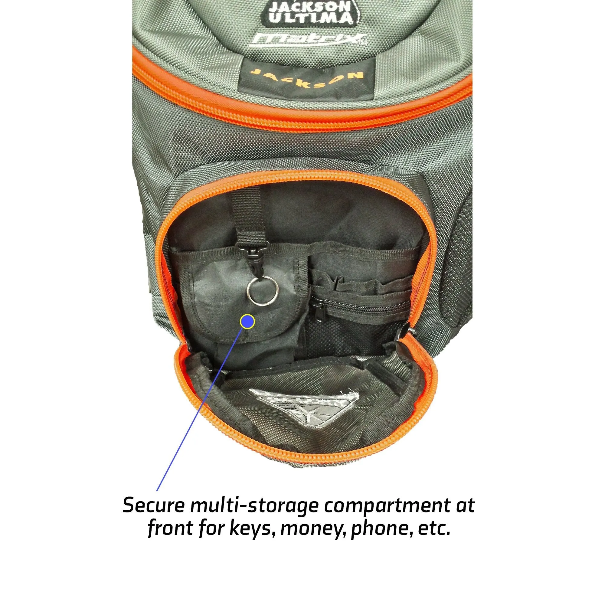 JACKSON ULTIMA SPORT BAG (GRAY/ORANGE) USFS