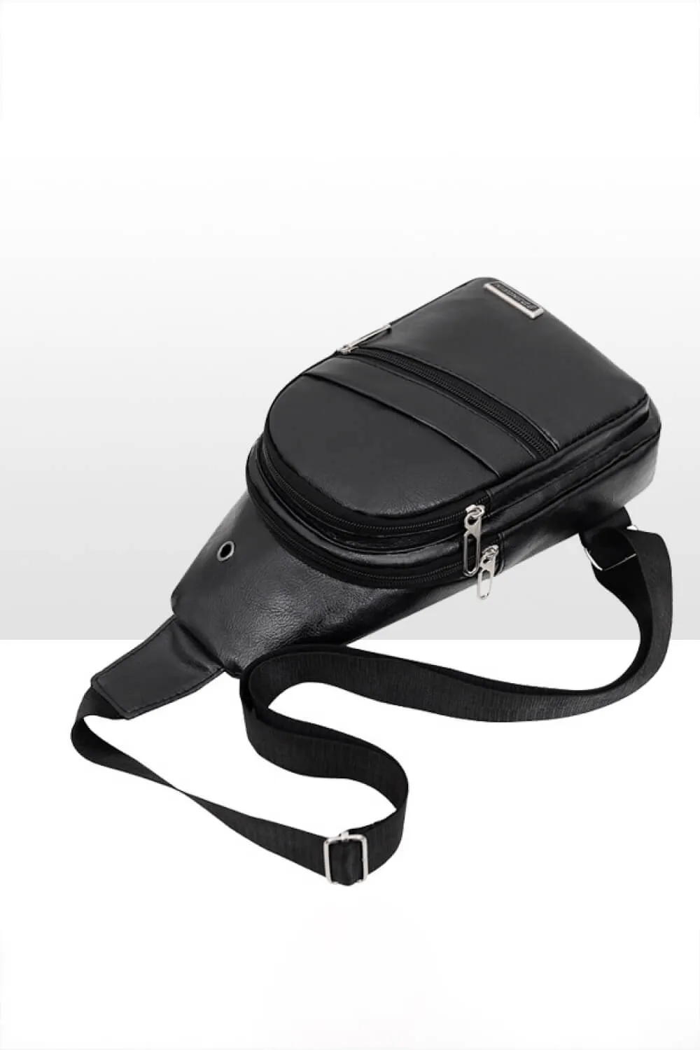 Large Capacity Sling Bag with USB Design